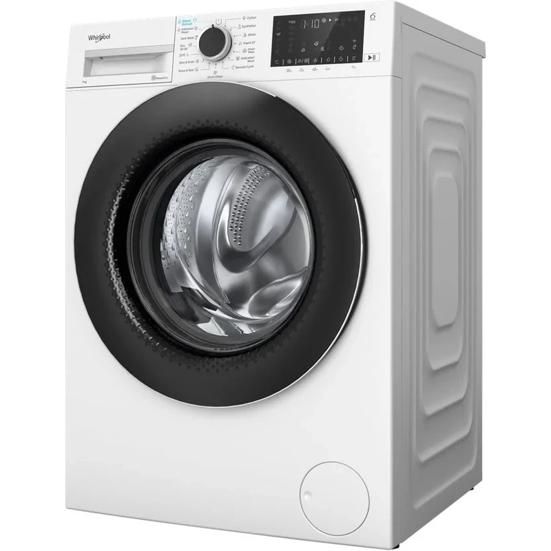 WHIRLPOOL WAM87WBEE Elöltöltős gőzfunkciós mosógép HomeWhiz távoli eléréssel, "A" 1400 f, 8kg , csendes inverter motor , nagyméretű digitális kijelző, 6. Érzék funkció FreshCare+ r WHIRLPOOL WAM87WBEE Elöltöltős gőzfunkciós mosógép HomeWhiz távoli eléréssel, "A" 1400 f, 8kg , csendes inverter motor , nagyméretű digitális kijelző, 6. Érzék funkció FreshCare+ r
