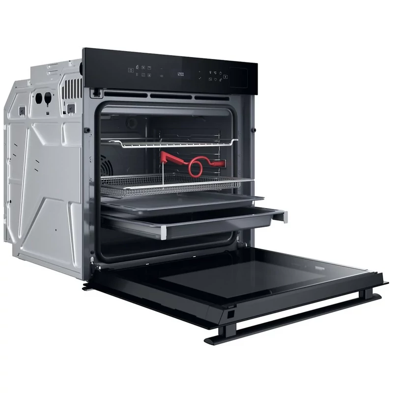 Whirlpool WOI68PT1SBAC Fekete üveg, finoman csukódó sütőajtó , MF8, PIROLITIKUS és HIDROLITIKUS tisztítás, "A+", Assisted kijelző (magyar nyelvű, érintőszenzoros), Connectivity, teleszkópos sütősín, 73 liter Whirlpool WOI68PT1SBAC Fekete üveg, finoman csukódó sütőajtó , MF8, PIROLITIKUS és HIDROLITIKUS tisztítás, "A+", Assisted kijelző (magyar nyelvű, érintőszenzoros), Connectivity, teleszkópos sütősín, 73 liter