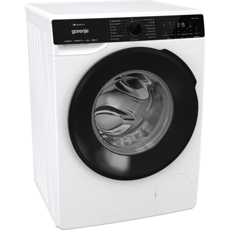 Gorenje WPNA94A1PWIFI elöltöltős mosógép, 9 kg, 1400 f, gőzprogramok, inverter motor, Wifi-Connect Life, DoseAid, Total AquaStop, A-10% osztály