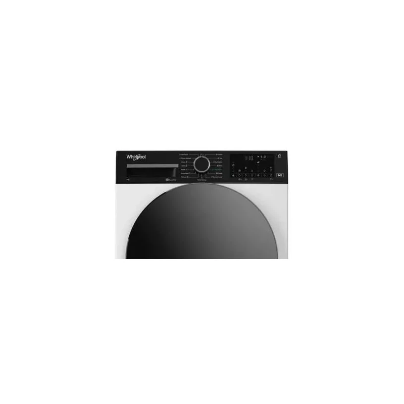 WHIRLPOOL WPA9XWBSEE Hőszivattyús szárítógép Inverter motorral, IronTouch gőztechnológiával és HomeWhiz távoli eléréssel, "A" , 9kg , nagy digitális kijelző,  6. Érzék PrecisionDry funkció.  DobvilágításSteam Refresh gőzfrissítés