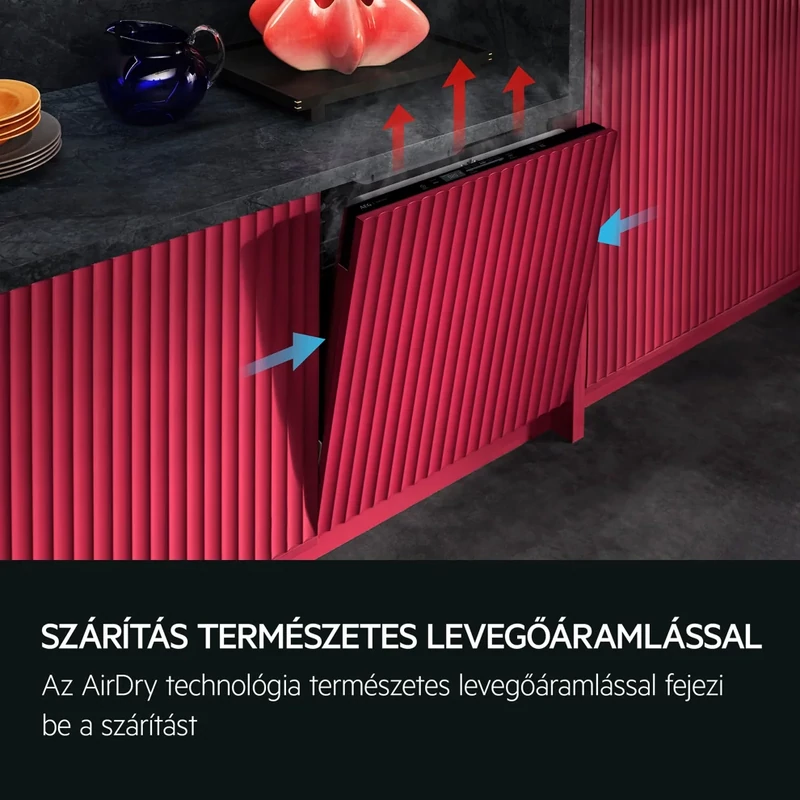 AEG GI6210D2SG Beépíthető mosogatógép, QuickSelect kezelőpanel, EasyFlex fiók, 14 teríték