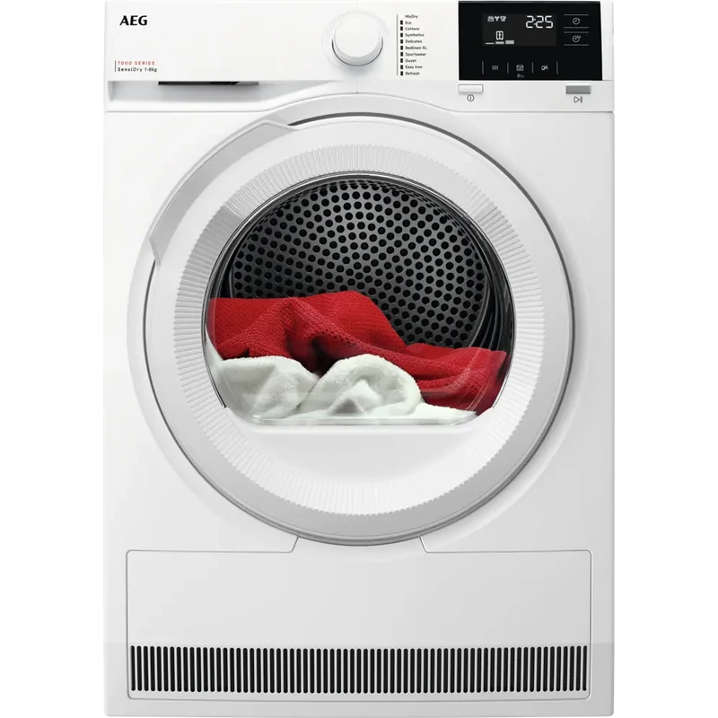 AEG TR78CWE SensiDry hőszivattyús szárítógép, 8 kg, C energiaosztály, inverter motor