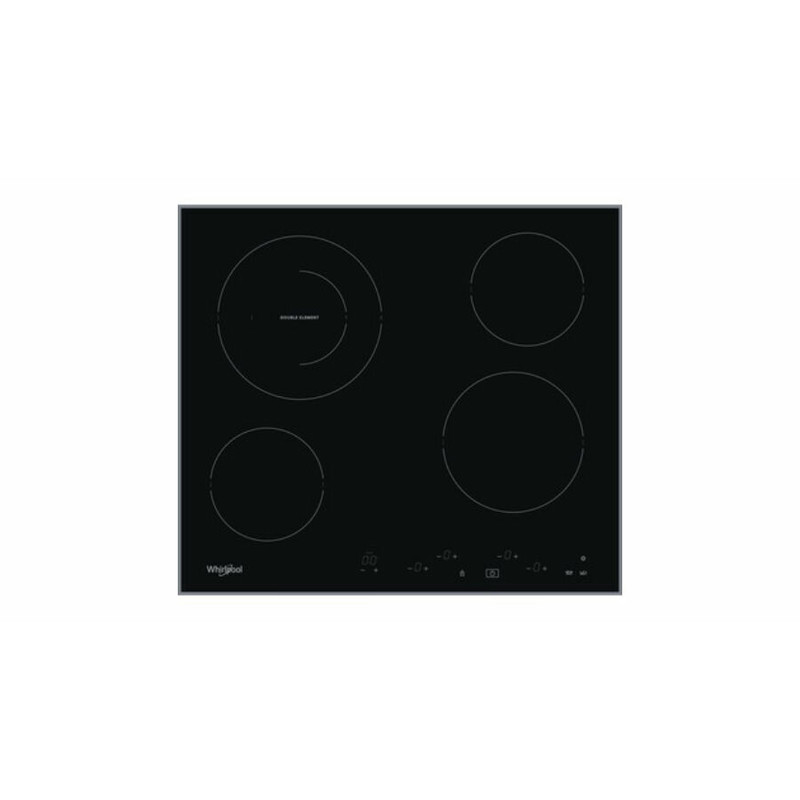 Whirlpool AKT 8601/IX beépíthető önálló érintőszenzor vezérlésű kerámialap, 59 cm széles, 4 főzőzóna (1 duplazóna)