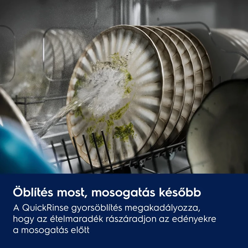 Electrolux E52LE110S Beépíthető mosogatógép, TimeSelect kezelőpanel, 13 teríték