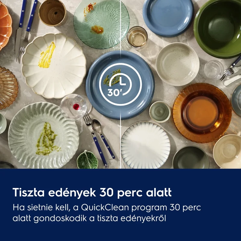 Electrolux E52LE110S Beépíthető mosogatógép, TimeSelect kezelőpanel, 13 teríték