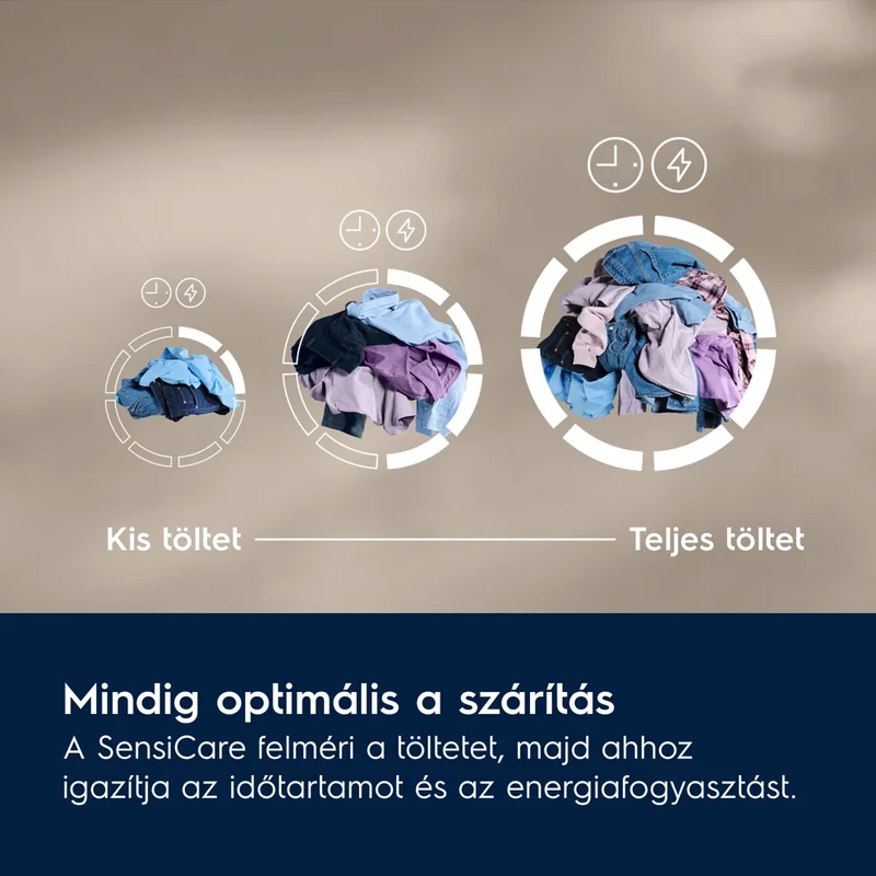 Electrolux EW6D39CBE GentleCare Hőszivattyús szárítógép, D energiaosztály, 9 kg, inverter motor Electrolux EW6D39CBE GentleCare Hőszivattyús szárítógép, D energiaosztály, 9 kg, inverter motor