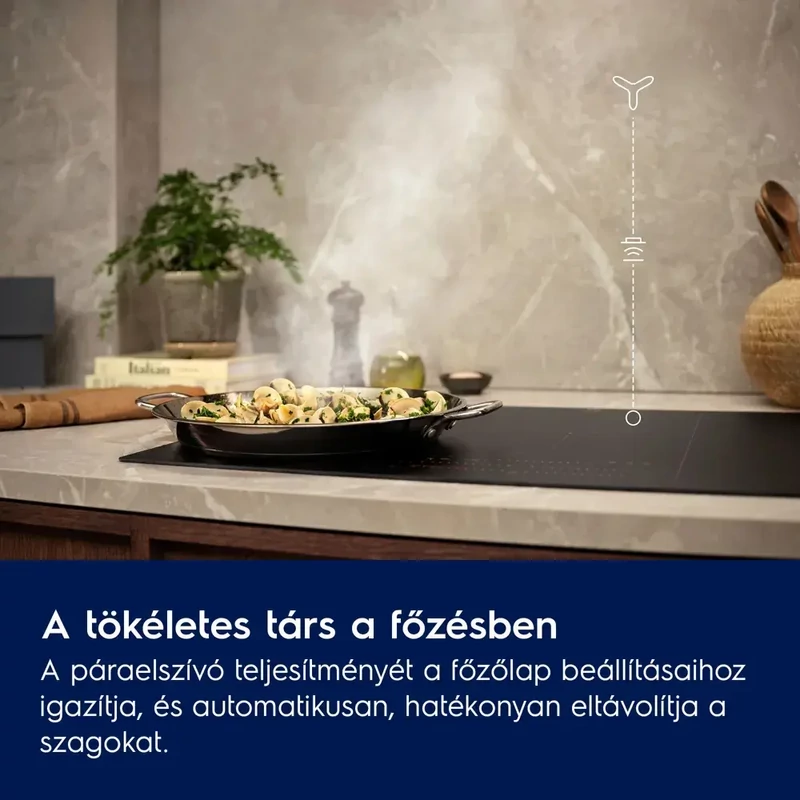 Electrolux LFV619Z Kürtős páraelszívó, Breeze, Hob2Hood®, 3+1 intenzív fokozat, 90 cm
