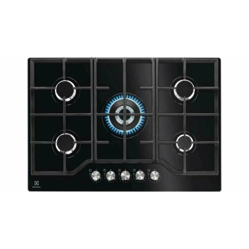 Electrolux KGG75362K Beépíthető gáz főzőlap, 75 cm, WOK égőfej