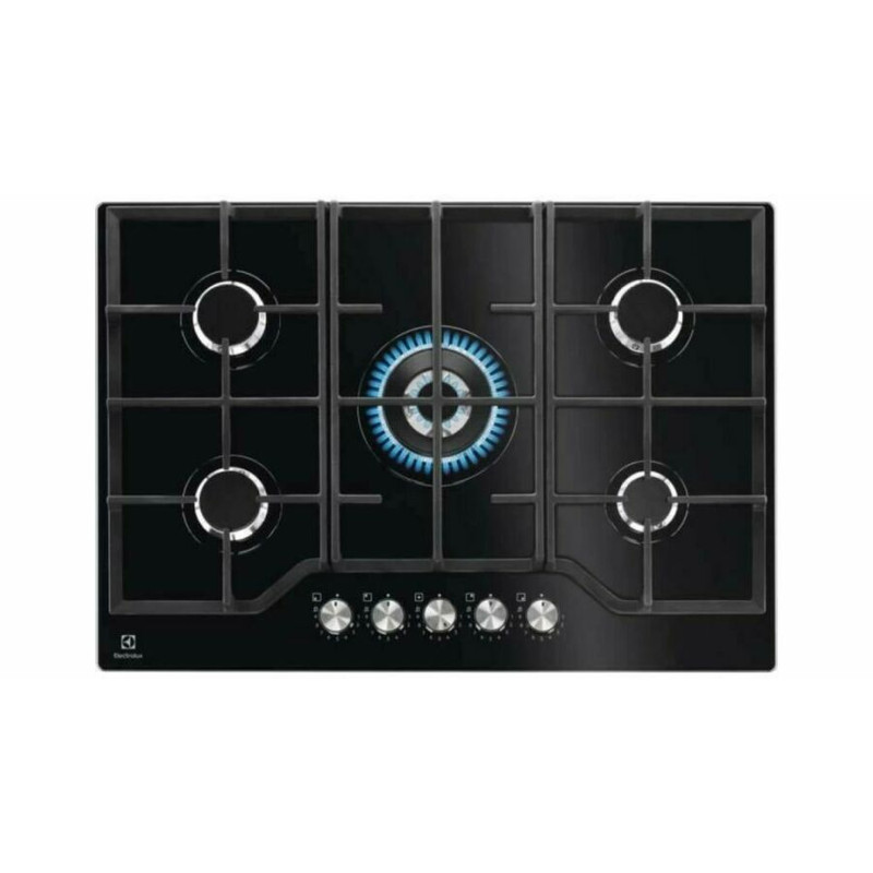Electrolux KGG75362K Beépíthető gáz főzőlap, 75 cm, WOK égőfej
