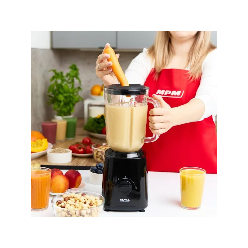 MPM MBL-37 Turmixgép - Max. Telj 750W Fekete 1,5 L MPM MBL-37 Turmixgép - Max. Telj 750W Fekete 1,5 L