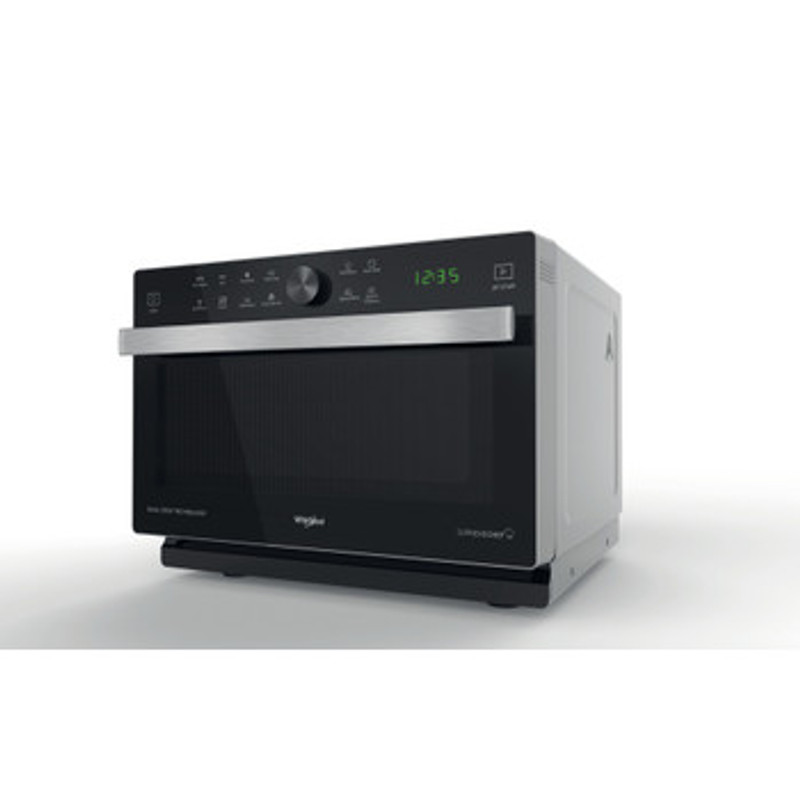 Whirlpool MWSC 833 SB Szabadonálló mikró, 33 L, ezüst-fekete szín, 3D MIKROHULLÁM + GRILL + CRISP + HŐLÉGBEFÚVÁS funkció Whirlpool MWSC 833 SB Szabadonálló mikró, 33 L, ezüst-fekete szín, 3D MIKROHULLÁM + GRILL + CRISP + HŐLÉGBEFÚVÁS funkció