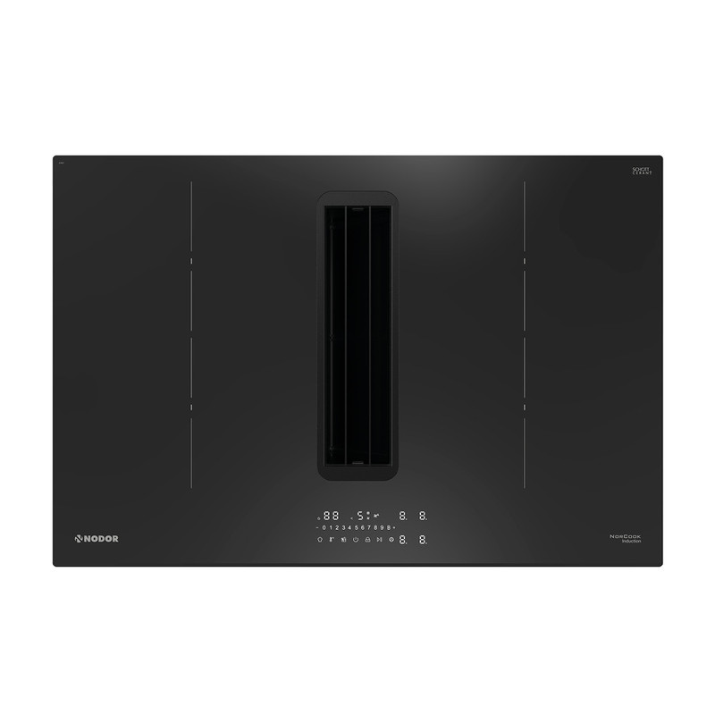 Nodor Norcoock N8426 IS BK Flow-in indukcs főzőlap beépített elszívóval