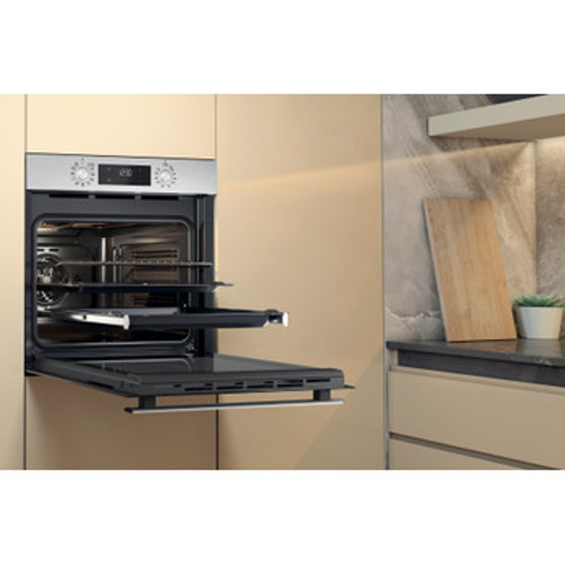 Whirlpool OMR58CU1SX Beépíthető elektromos sütő, "A+" , inox készülékszín, Katalitikus panel, süllyeszthető kezelőgombok, digitális kijelző, finoman csukodó sütőajtó, Teleszkópos sütősín, 71 liter Whirlpool OMR58CU1SX Beépíthető elektromos sütő, "A+" , inox készülékszín, Katalitikus panel, süllyeszthető kezelőgombok, digitális kijelző, finoman csukodó sütőajtó, Teleszkópos sütősín, 71 liter