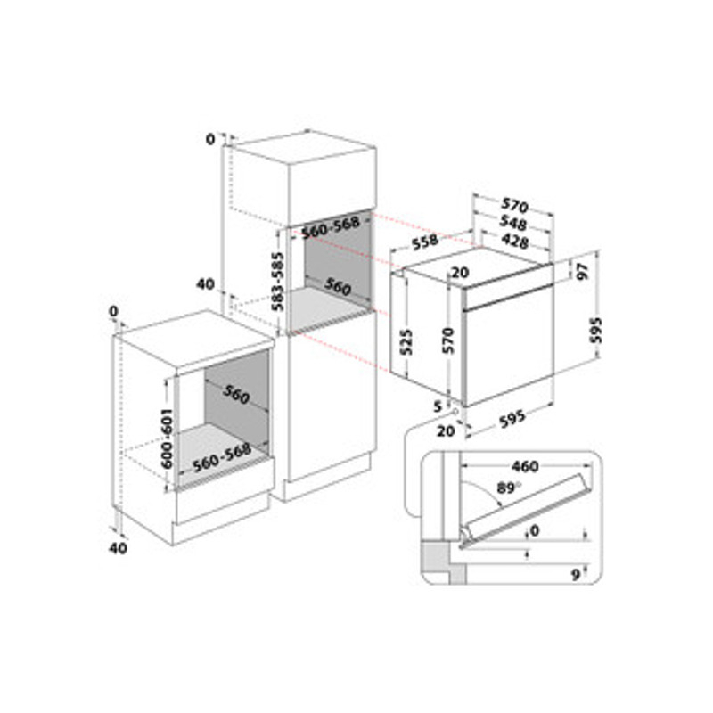 Whirlpool OMR58CU1SX Beépíthető elektromos sütő, "A+" , inox készülékszín, Katalitikus panel, süllyeszthető kezelőgombok, digitális kijelző, finoman csukodó sütőajtó, Teleszkópos sütősín, 71 liter Whirlpool OMR58CU1SX Beépíthető elektromos sütő, "A+" , inox készülékszín, Katalitikus panel, süllyeszthető kezelőgombok, digitális kijelző, finoman csukodó sütőajtó, Teleszkópos sütősín, 71 liter