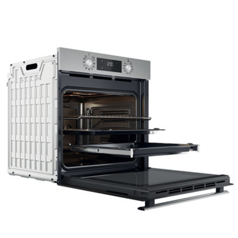Whirlpool OMR58CU1SX Beépíthető elektromos sütő, "A+" , inox készülékszín, Katalitikus panel, süllyeszthető kezelőgombok, digitális kijelző, finoman csukodó sütőajtó, Teleszkópos sütősín, 71 liter Whirlpool OMR58CU1SX Beépíthető elektromos sütő, "A+" , inox készülékszín, Katalitikus panel, süllyeszthető kezelőgombok, digitális kijelző, finoman csukodó sütőajtó, Teleszkópos sütősín, 71 liter
