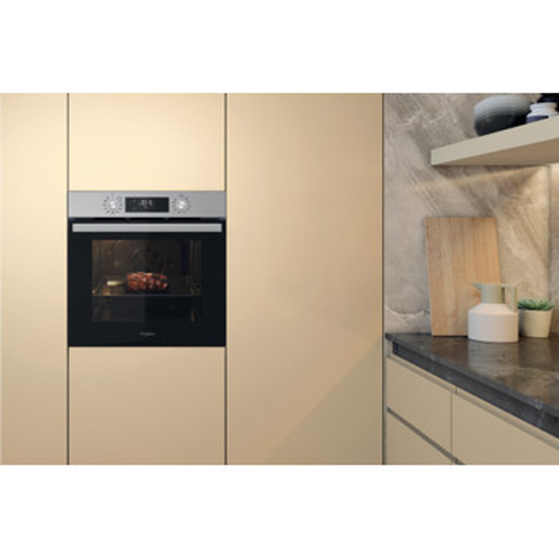 Whirlpool OMR58CU1SX Beépíthető elektromos sütő, "A+" , inox készülékszín, Katalitikus panel, süllyeszthető kezelőgombok, digitális kijelző, finoman csukodó sütőajtó, Teleszkópos sütősín, 71 liter Whirlpool OMR58CU1SX Beépíthető elektromos sütő, "A+" , inox készülékszín, Katalitikus panel, süllyeszthető kezelőgombok, digitális kijelző, finoman csukodó sütőajtó, Teleszkópos sütősín, 71 liter
