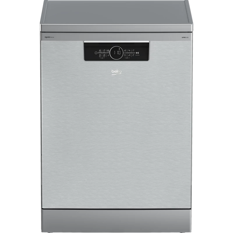 Beko BDFN36551XWP Szabadonálló mosogatógép, 15 teríték, 5 teríték, 3 kosár, szuper csendes 37 dB(A), selfdry, inverter motor, quick&shine program, HomeWhiz alkalmazás