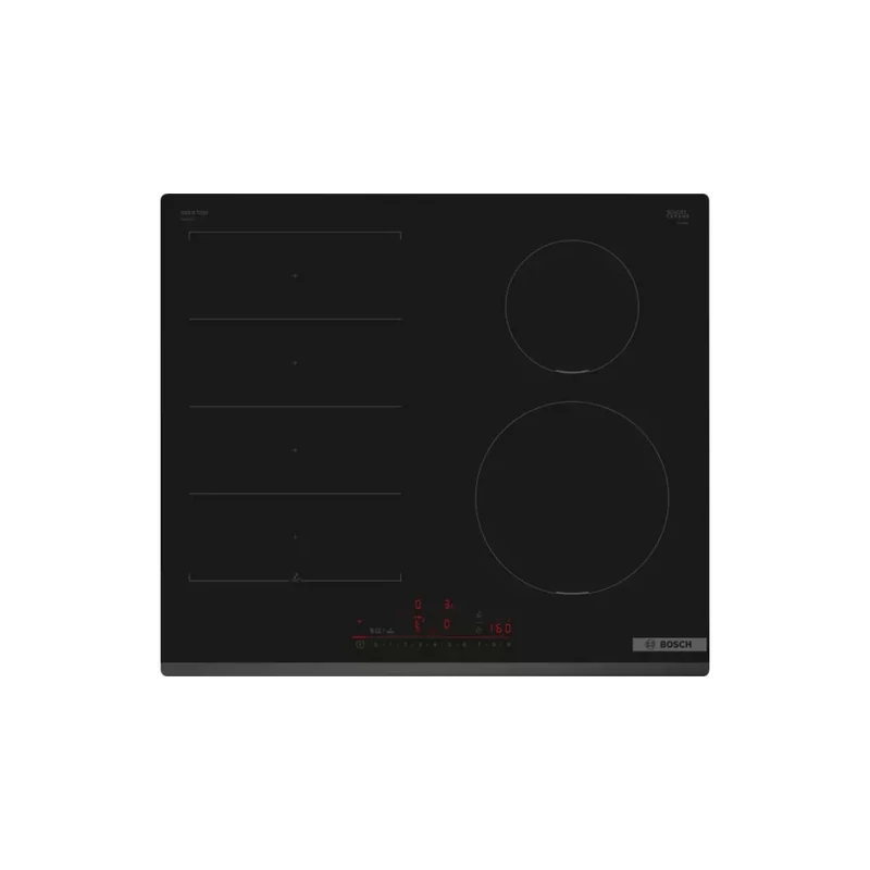 Bosch PIX631HC1E beépíthető FlexInduction üvegkerámia főzőlap - Serie6 - Home Connect & Hob-Hood Control - 60cm - Elöl csiszolt kivitel