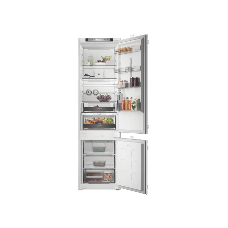 Whirlpool WHK2 5322 B4E Beépíthető kombinált hűtő 300L (224/76l ), E, Elektronikus vezérlés WIFI+BLE támogatás, Adaptív hűtés akár 20%-os energiamegtakarítással, csúszópántos zsanér (sliding), inverter kompresszor, 10 év kompresszor garanciával, 193,5x54 Whirlpool WHK2 5322 B4E Beépíthető kombinált hűtő 300L (224/76l ), E, Elektronikus vezérlés WIFI+BLE támogatás, Adaptív hűtés akár 20%-os energiamegtakarítással, csúszópántos zsanér (sliding), inverter kompresszor, 10 év kompresszor garanciával, 193,5x54