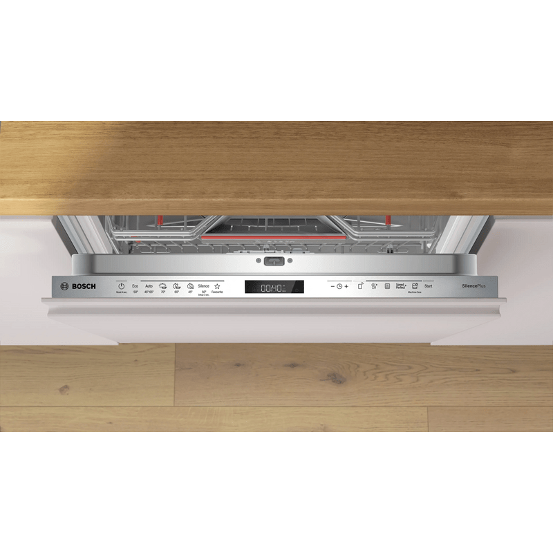 Bosch SMV6ZCX25E Teljesen integrálható mosogatógép , Serie 6 , Home Connect , 14 teríték , B , 7 program , 6 opció , Nagyméretű LED kijelző Bosch SMV6ZCX25E Teljesen integrálható mosogatógép , Serie 6 , Home Connect , 14 teríték , B , 7 program , 6 opció , Nagyméretű LED kijelző