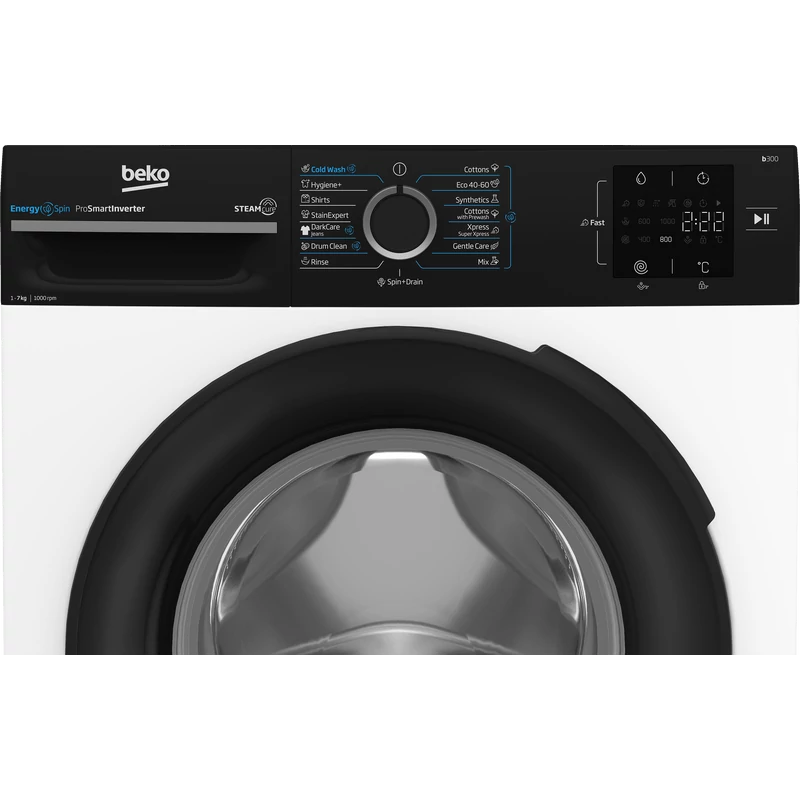 Beko BM3WFSU37013WPBB Elöltöltős mosógép 7Kg, 1000 F., "A" energiaosztály Beko BM3WFSU37013WPBB Elöltöltős mosógép 7Kg, 1000 F., "A" energiaosztály