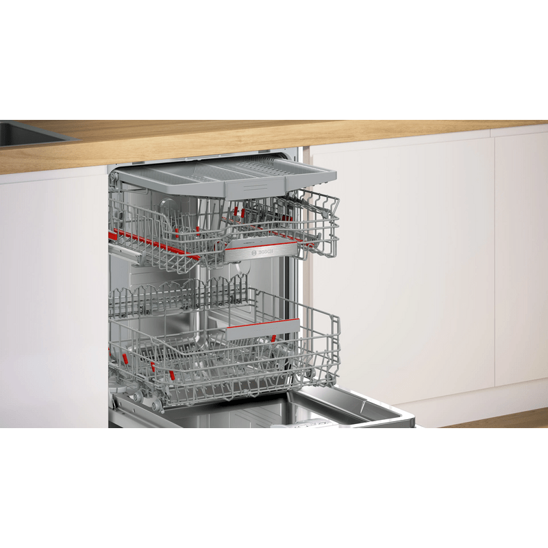 Bosch SMV6ZCX25E Teljesen integrálható mosogatógép , Serie 6 , Home Connect , 14 teríték , B , 7 program , 6 opció , Nagyméretű LED kijelző Bosch SMV6ZCX25E Teljesen integrálható mosogatógép , Serie 6 , Home Connect , 14 teríték , B , 7 program , 6 opció , Nagyméretű LED kijelző