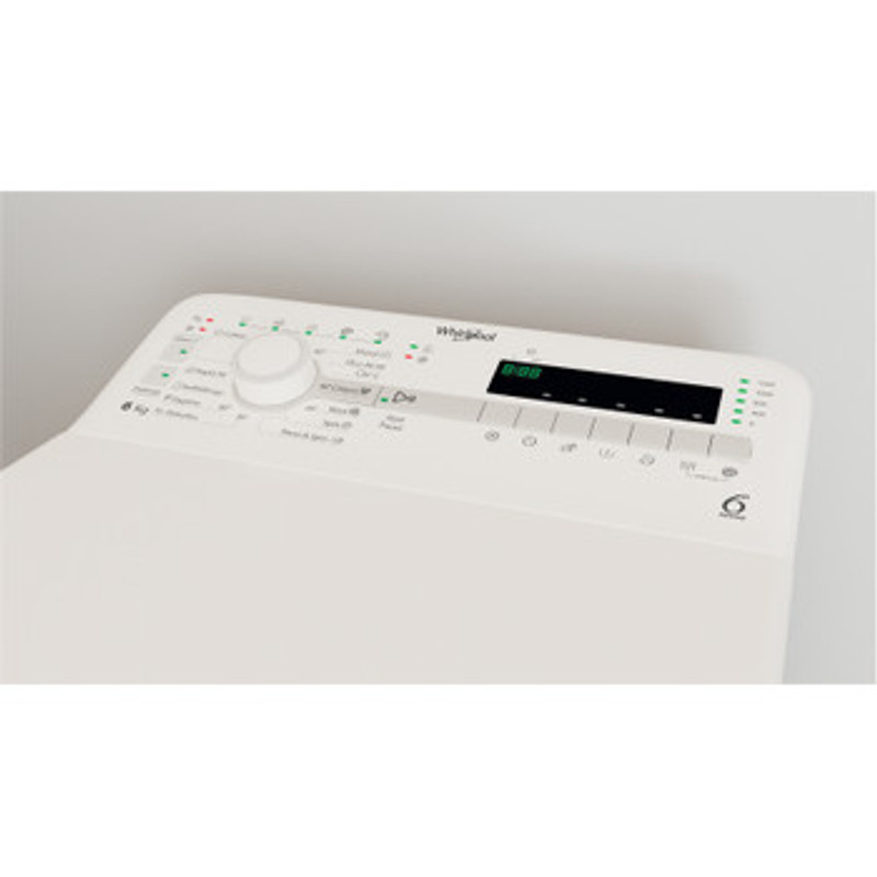 Whirlpool TDLR 6240SS EU/N felültöltős mosógép, 6 kg, 1200 f, FreshCare funkció, digit kijelző Whirlpool TDLR 6240SS EU/N felültöltős mosógép, 6 kg, 1200 f, FreshCare funkció, digit kijelző