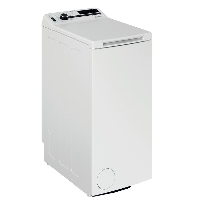 Whirlpool TDLRBX 6252BS EU felültöltős mosógép, 6 kg, 1200 f, FreshCare funkció, nagy digit kijelző, extra csendes DirectDrive motor