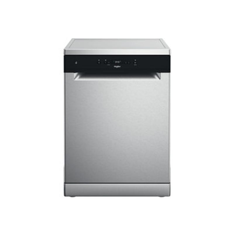 Whirlpool WFO 3O32 N P X szabadonálló mosogatógép, 14 teríték, 10 program, 42dBA zajszint, inox, PowerClean, NaturDry