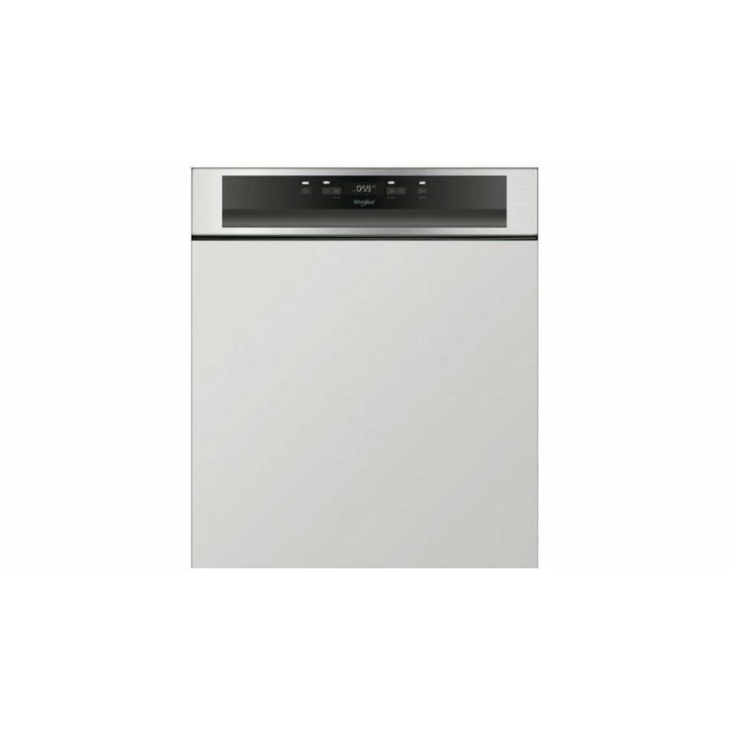 Whirlpool WBO3O33PLX beépíthető mosogatógép,Inox külső panel, "D" energiaosztály, 14 teríték, 9,5 l vízfogyasztás
