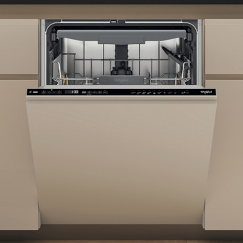 Whirlpool WH6IC16B4M6T0 Teljesen integrálható mosogatógép, "C" , 16 teríték, 9,9 l , MaxiSpace, Evőeszköztartó fiók, PowerCleanPro, NaturalDry, 10 program, 6. Érzék, 44 dBA