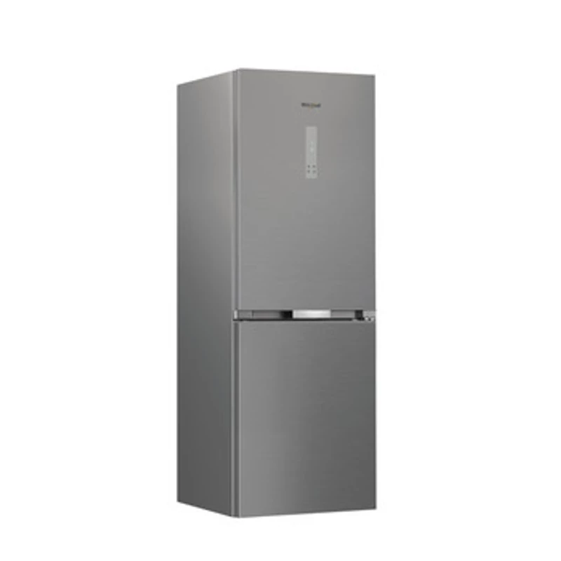 Whirlpool WHK26493X5E Alulfagyasztós NoFrost hűtőszekrény, D energiaosztály, 340 + 150 L, inox, 6. Érzék funkció, Touch Control kijelző, LED belső világítás,  0° rekesz, NoFrost , WIFI, jégkocka készítő, 35 dB, 192,0x70,0x74,5cm