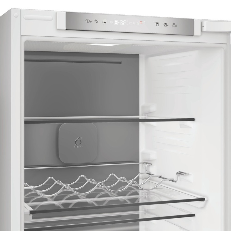 Whirlpool WHK2 5293 B5E2 Beépíthető kombinált hűtő 270L (194/76l ), D, Elektronikus vezérlés HomeWhiz WIFI+BLE támogatás, Adaptív hűtés akár 20%-os energiamegtakarítással, Metal multiflow, csúszópántos zsanér (sliding), 10 év kompresszor garanciával, 17