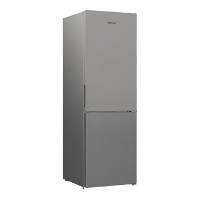 Whirlpool WHKS1361S4E Alulfagyasztós DirectCool hűtőszekrény, E, 223+120 L, ezüst, belső LED kijelzővel, frissentartó rekesz, 38dB, 185,2x59,5x67,0cm Whirlpool WHKS1361S4E Alulfagyasztós DirectCool hűtőszekrény, E, 223+120 L, ezüst, belső LED kijelzővel, frissentartó rekesz, 38dB, 185,2x59,5x67,0cm
