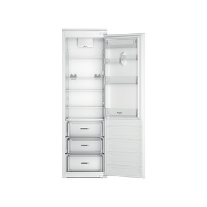 Whirlpool WHSD18A011B2 Beépíthető hűtő, 306 l , D , 6. Érzék Fresh Control funkció, LED világítás, ventilátor antibakteriális szűrővel, üvegpolcok, 2db palacktartó, 3 Fresh Box, 30 dBA, 177x54x54.5 cm