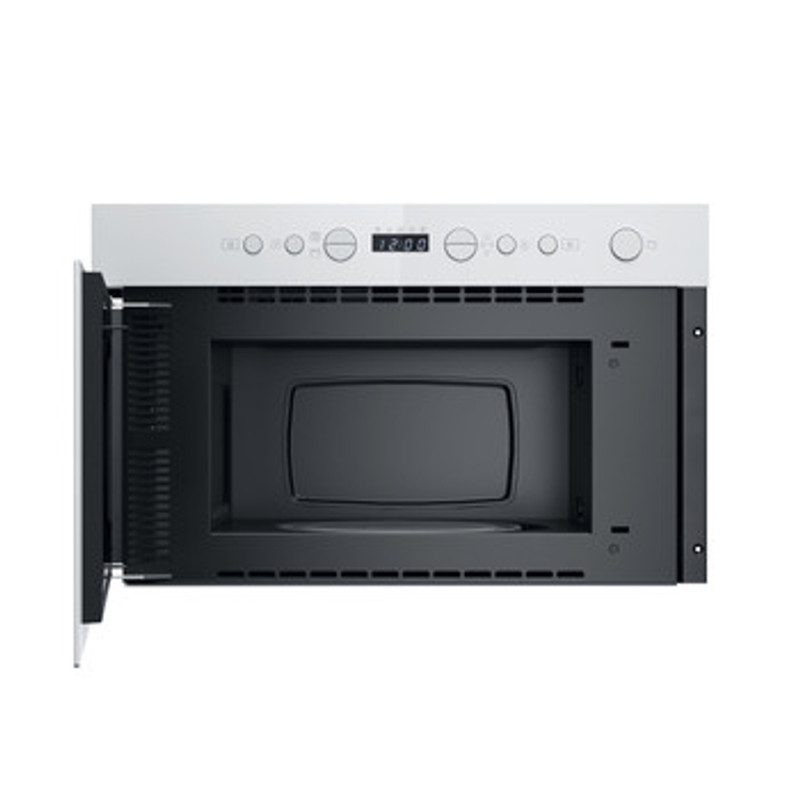 Whirlpool WMN14BW Álló szekrénybe építhető mikrohullámú sütő Fehér, 22 liter, 750 W, oldalra nyíló üvegajtó, LED kijelző (zöld karakterszín), JET Start, JET Defrost, Grill Whirlpool WMN14BW Álló szekrénybe építhető mikrohullámú sütő Fehér, 22 liter, 750 W, oldalra nyíló üvegajtó, LED kijelző (zöld karakterszín), JET Start, JET Defrost, Grill