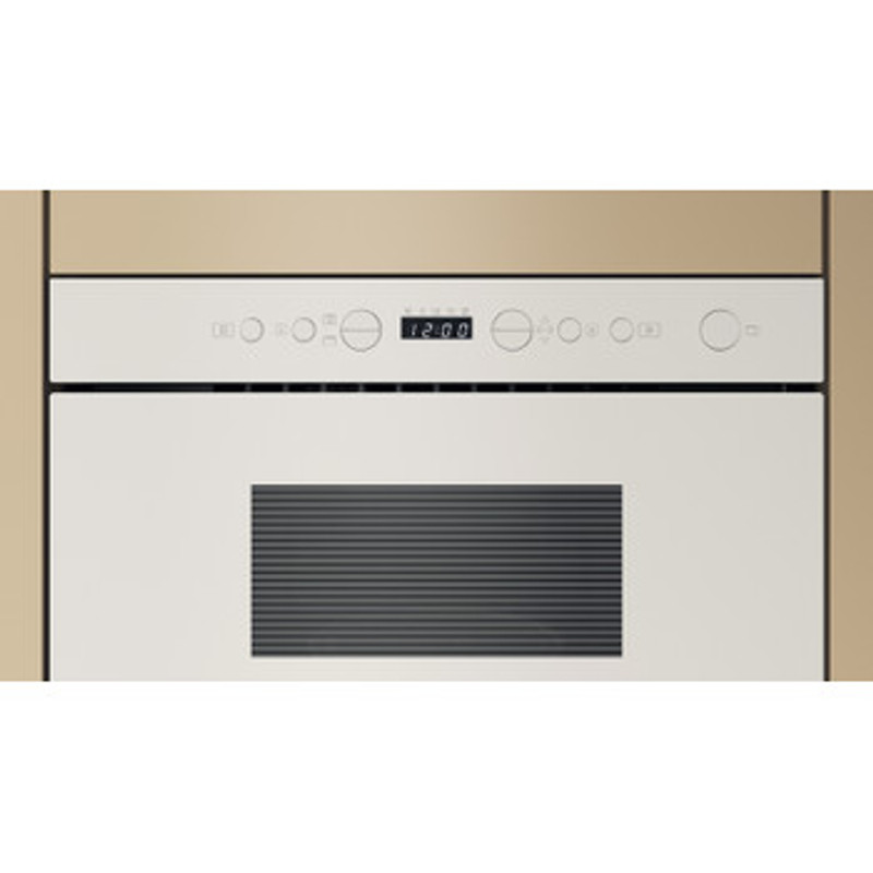 Whirlpool WMN14BW Álló szekrénybe építhető mikrohullámú sütő Fehér, 22 liter, 750 W, oldalra nyíló üvegajtó, LED kijelző (zöld karakterszín), JET Start, JET Defrost, Grill Whirlpool WMN14BW Álló szekrénybe építhető mikrohullámú sütő Fehér, 22 liter, 750 W, oldalra nyíló üvegajtó, LED kijelző (zöld karakterszín), JET Start, JET Defrost, Grill