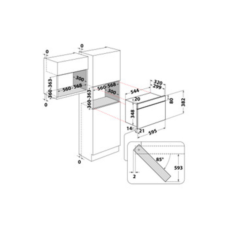 Whirlpool WMN14BW Álló szekrénybe építhető mikrohullámú sütő Fehér, 22 liter, 750 W, oldalra nyíló üvegajtó, LED kijelző (zöld karakterszín), JET Start, JET Defrost, Grill Whirlpool WMN14BW Álló szekrénybe építhető mikrohullámú sütő Fehér, 22 liter, 750 W, oldalra nyíló üvegajtó, LED kijelző (zöld karakterszín), JET Start, JET Defrost, Grill