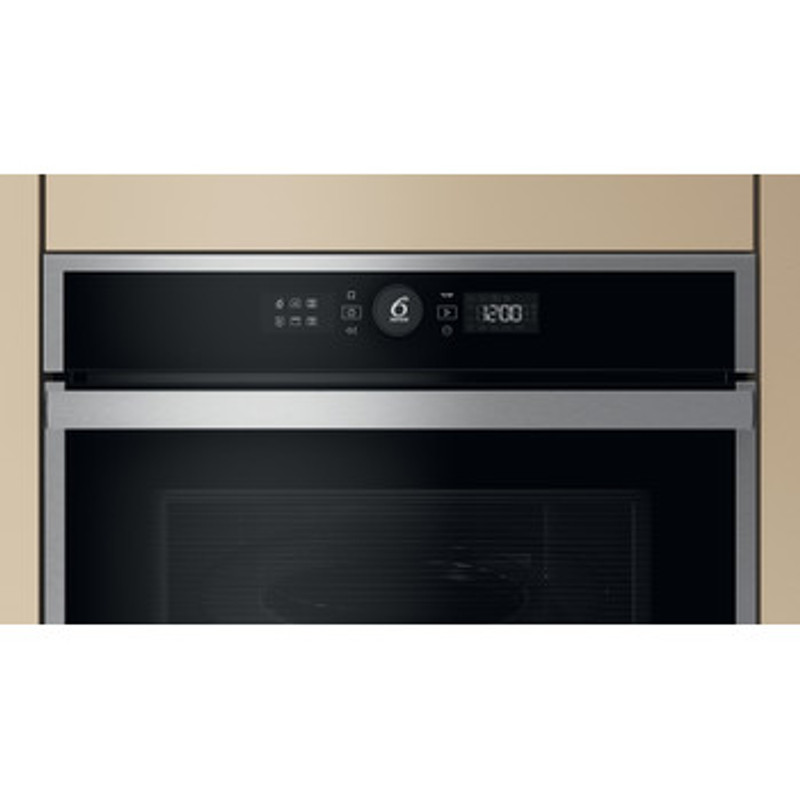Whirlpool WMW44HMX Álló szekrénybe építhető mikrohullámú sütő, Inox, 40 liter, 6. Érzék funkciók, CRISP, grill, Érintős kijelző, JET Start, JET Defrost Whirlpool WMW44HMX Álló szekrénybe építhető mikrohullámú sütő, Inox, 40 liter, 6. Érzék funkciók, CRISP, grill, Érintős kijelző, JET Start, JET Defrost