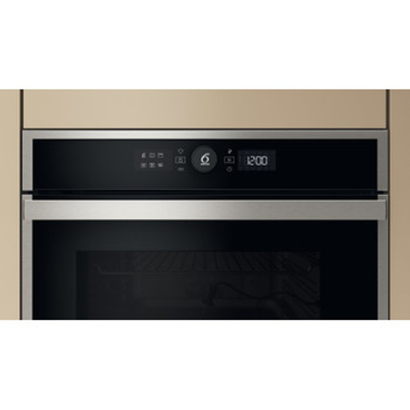 Whirlpool WOI4S8PPM1SX Beépíthető sütő, Ujjlenyomatmentes inox, finoman csukódó sütőajtó , 6. Érzék funkció 6 ételkategóriára, MF8, PIROLITIKUS és HIDROLITIKUS tisztítás, Airfry, teleszkópos sütősín, 73 l Whirlpool WOI4S8PPM1SX Beépíthető sütő, Ujjlenyomatmentes inox, finoman csukódó sütőajtó , 6. Érzék funkció 6 ételkategóriára, MF8, PIROLITIKUS és HIDROLITIKUS tisztítás, Airfry, teleszkópos sütősín, 73 l