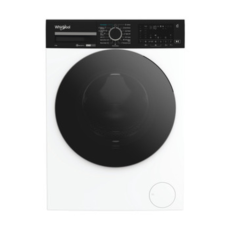 Whirlpool WPM27WADSEE Elöltöltős gőzfunkciós mosógép automata mosószeradagolással és HomeWhiz távoli eléréssel, "A-10%", 1400 f, 12kg , csendes inverter motor , nagyméretű digitális kijelző, 6. Érzék funkció