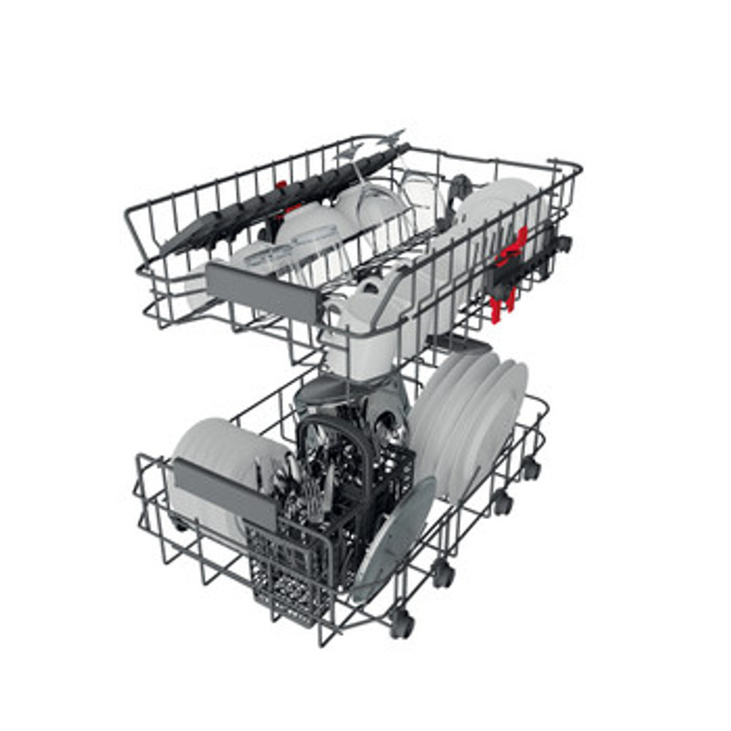 Whirlpool WSFO 3B23 P szabadonálló keskeny mosogatógép, 10 teríték, 5 program, 43dBA zajszint, fehér, PowerClean
