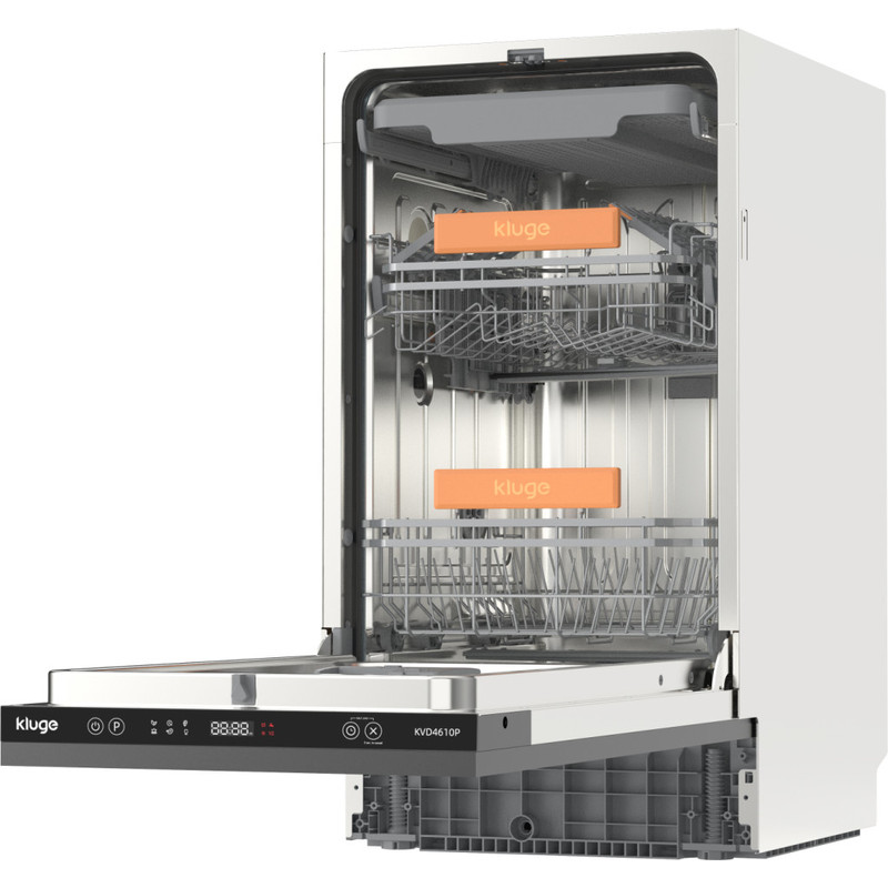 Kluge KVD4610P beépíthető mosogatógép, 45 cm, időkijelző a padlón