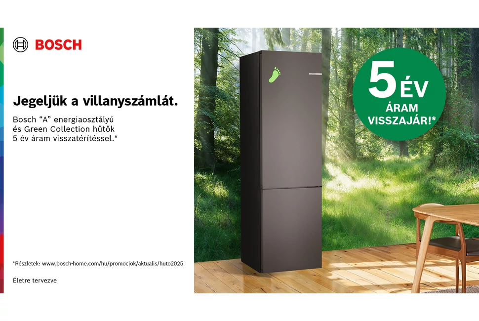 5 év áram Bosch
