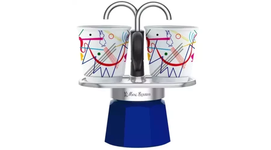 Bialetti MINI EXPRESS Kandinsky kotyogós kávéfőző szett(0001407/NP)