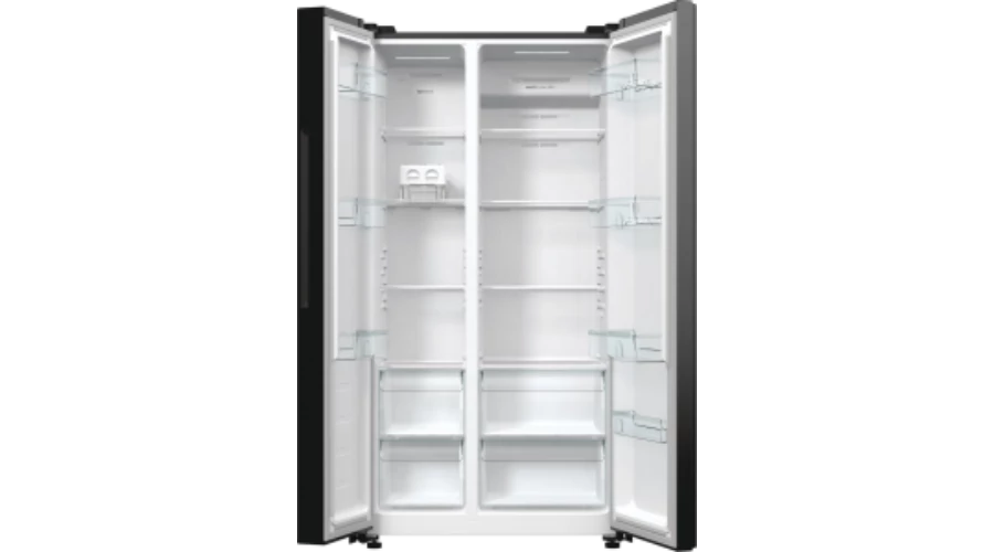 Gorenje NRR9185EABXL side by side hűtő, NoFrost, inox-fekete