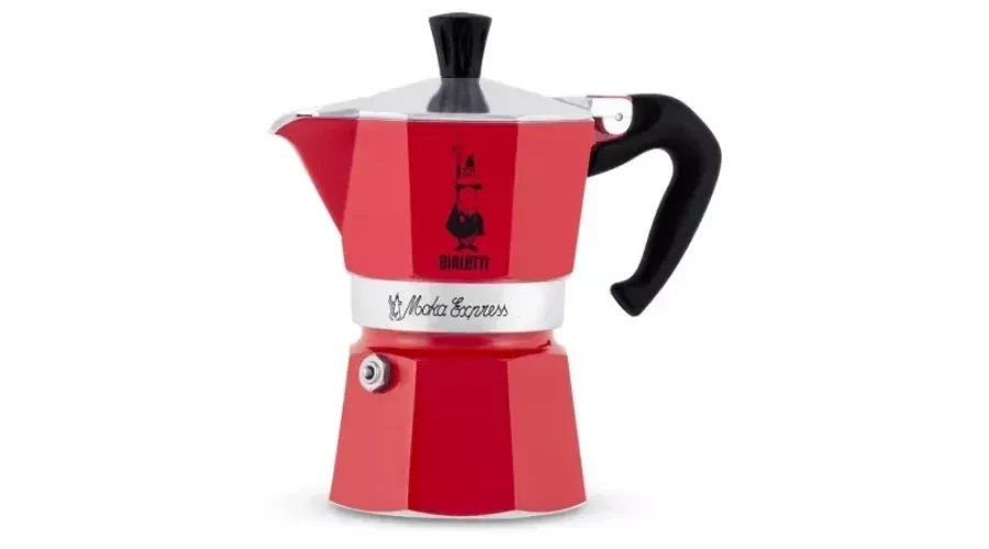 Bialetti MOKA EXPRESS kotyogós kávéfőző 3 adag PIROS(0004942)