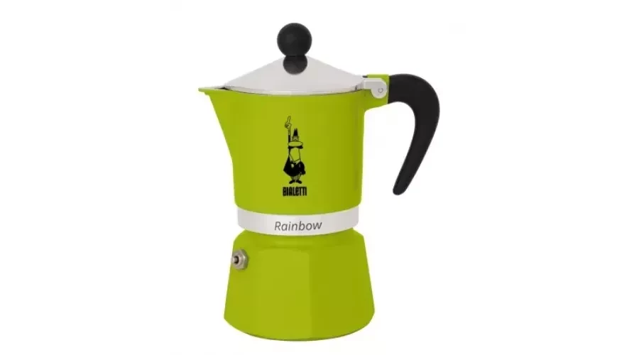 Bialetti RAINBOW kotyogós kávéfőző 3 adag ZÖLD(0004972)