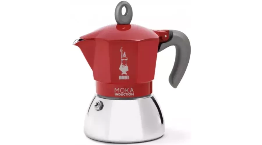 Bialetti MOKA INDUCTION kotyogós kávéfőző 4 adag PIROS(0006944)