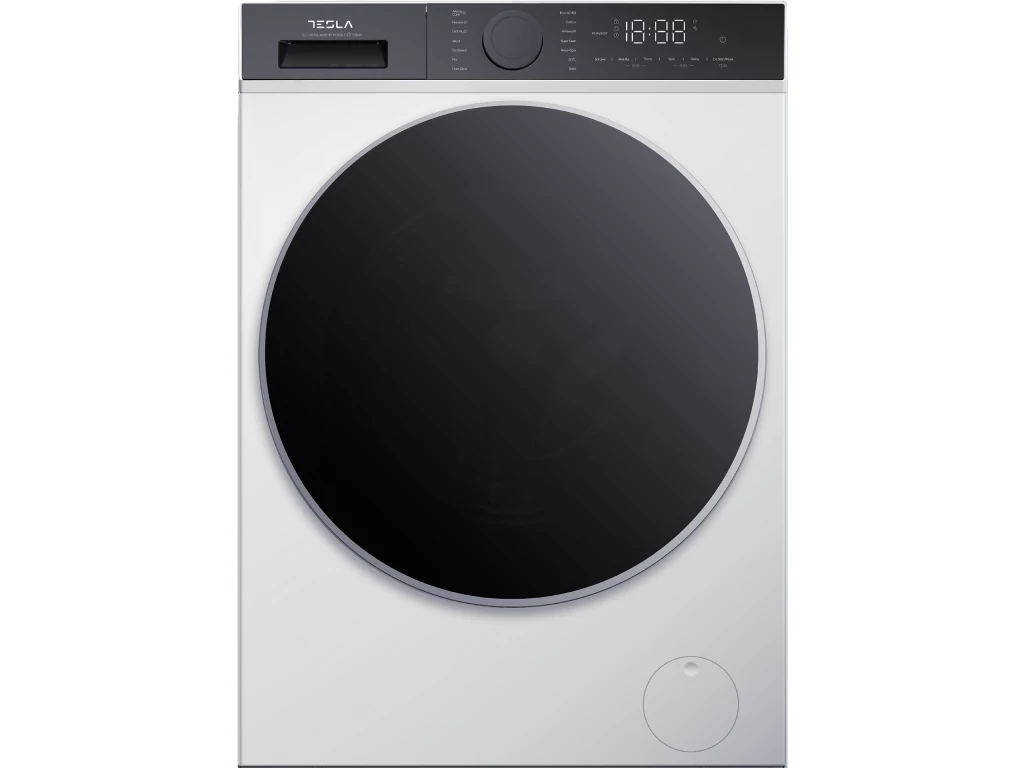 Tesla WF81480T Szabadonálló elöltöltős mosógép, 8 kg, 1400f, inverter motor, érintő kijelző, 5 év garancia